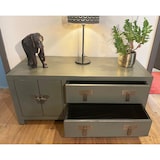 thumbnail of OPIUM OUTLET Mueble TV Cómoda Mueble Aparador TV273 - Gris Oliva Verde Oliva Asiático Chino Oriental
