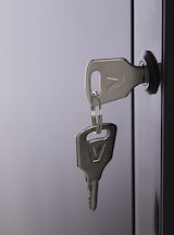 thumbnail of Gastro-Cool - Retro Kühlschrank mit Glastür - Slimcooler - schwarz - GCGD175