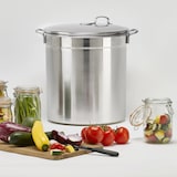 thumbnail of Stérilisateur pour 12 bocaux et traiteur 37 l en   -  3700 cl Gris Rond Inox Guillouard 43.5x37.5 cm