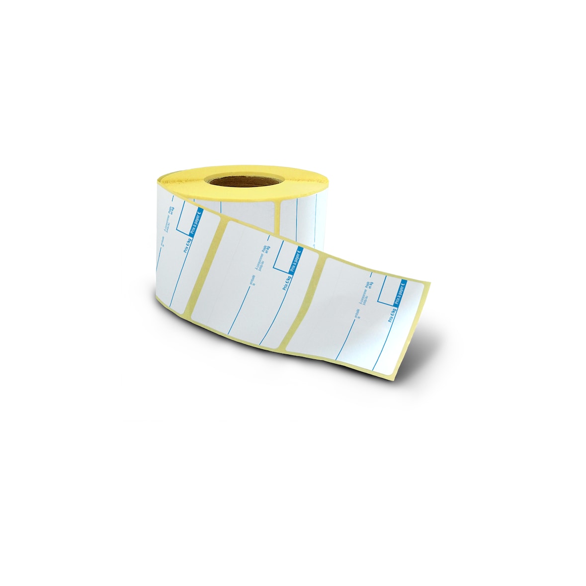 CAS Rouleaux étiquettes préimprimées en bleu 58x60mm (5 rouleaux)