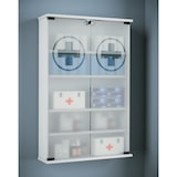 thumbnail of VCM Medizinschrank Janula Weiß H. 91 x B. 60 x T. 17 cm