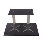 thumbnail of METRO PROFESSIONAL Gastro Tisch Milano, Edelstahl/Alu, HPL Tischplatte, 120 x 70 cm, silber