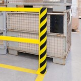 thumbnail of PROREGAL Prall- & Kantenschutz aus hochwertigem EVAC-Schaum | Geeignet für den Innenbereich | LxØ  100x10cm | Selbstklebend | Schwarz-Gelb