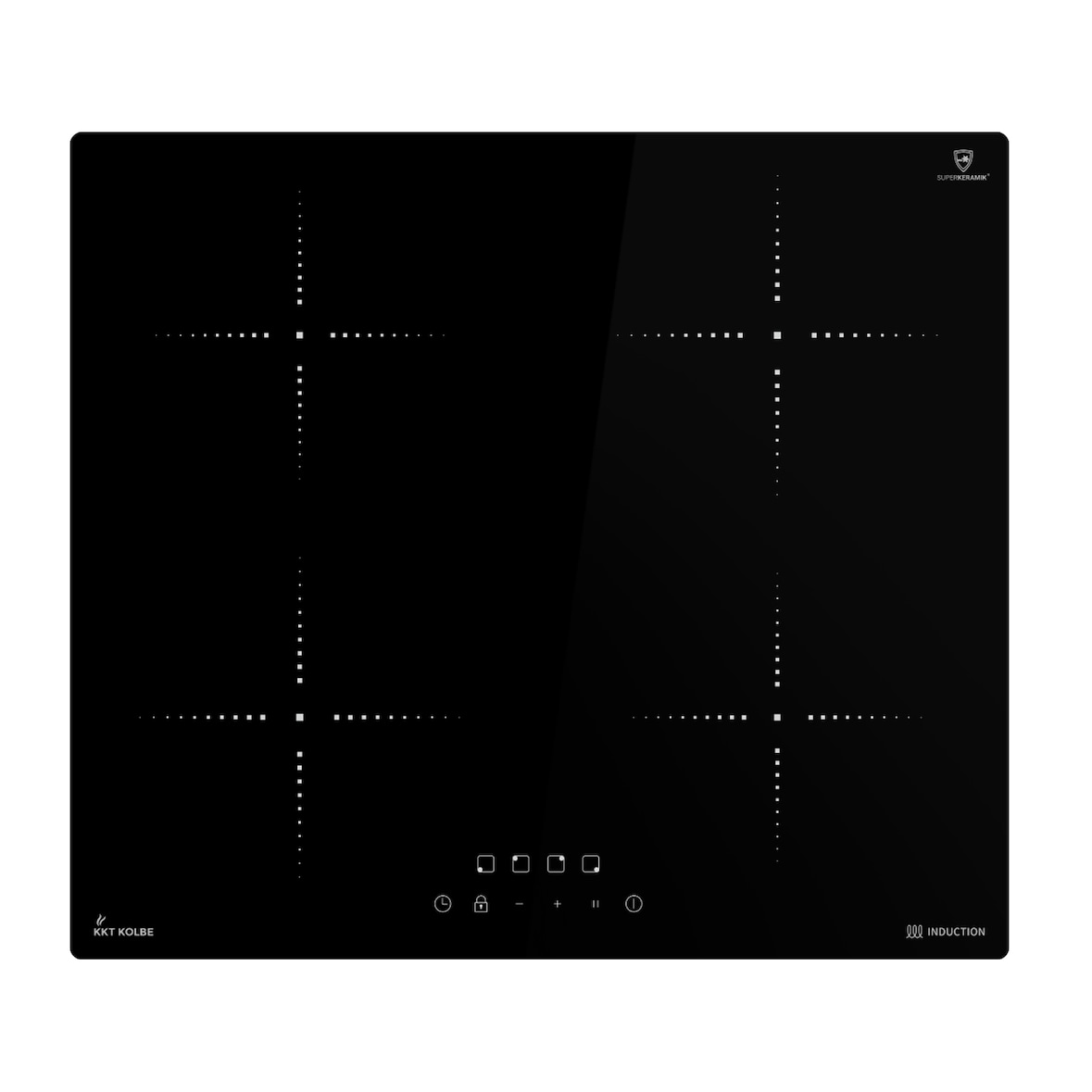 KKT KOLBE Einbau Induktionskochfeld Autark 60 cm 4 Zonen 9 Stufen Induktion