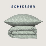 thumbnail of Schiesser Bettwäscheset Tris - Renforcé - 2-teilig - 155 x 220 cm - Mint