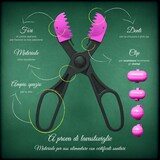 thumbnail of La Croquetera - Set mit multifunktionalem Utensil mit 4 austauschbaren Formen und 40 Aufbewahrungstabletts für Kroketten in Rosa