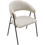 thumbnail of Armlehnstuhl Bedano, gepolstert, Webstoff, 150 kg  6er Setgreige