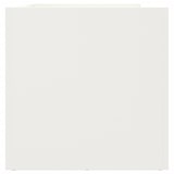 thumbnail of vidaXL Plantenbak 62x30x29 cm staal wit