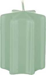 thumbnail of Sternkerzen Seemoos Seafoam 12 x 6 cm, 8 Stück