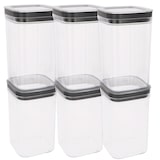 thumbnail of Curver Pack 6 botes plástico herméticos multiusos (1,8L)