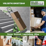 thumbnail of Treppensackkarre klappbar höhenverstellbar große Ladefläche 113 cm Höhe Stahl Treppensteiger