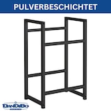 thumbnail of DanDiBo Getränkekistenregal 2 Kisten Schmal Metall Stehend 96475 Getränkekistenhalter 47 cm Getränkekistenständer Flaschenkistenregal