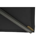 thumbnail of METRO PROFESSIONAL Demi-parasol rectangulaire, acier/aluminium, 2.1 x 1.3 m, avec manivelle, hydrofuge, anthracite/gris