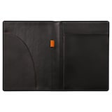 thumbnail of Livret porte-bloc Rhodiarama, pour bloc N°16 / A5, en simili cuir italien, coloris noir