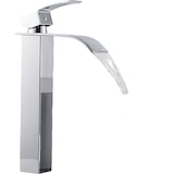 thumbnail of ROSA | Rubinetto da bagno premium a cascata alta cromato | miscelatore Hotel Gastro Premium per lavabo freestanding - in acciaio inox con bocca alta