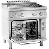 thumbnail of Fornuis | Elektrisch | EBO | 4 Kookplaten | 4x 2.3kW | Elektrische Oven | 1/1 GN | 58L | 3.6kW | 800x700x850(h)mm