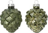 thumbnail of 6 Christbaumschmuck Zapfen Glas 7cm Glaszapfen matt & glänzend Christbaumkugeln Weihnachtsbaumkugeln Christbaumschmuck Weihnachtsbaumschmuck Rosmarin