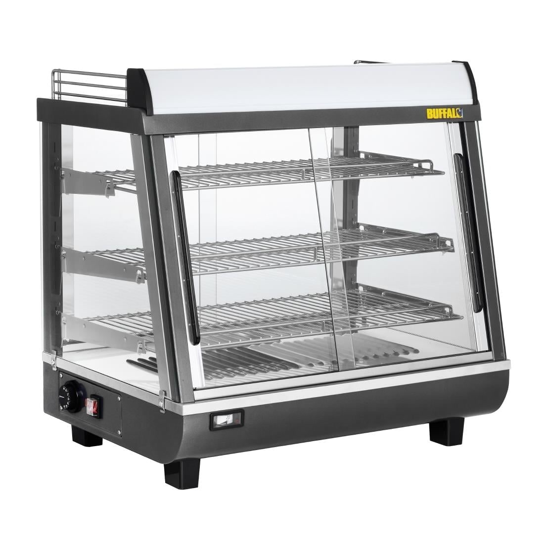 Buffalo Vorder- und Hintertür beheizte Warenauslage 96Ltr
