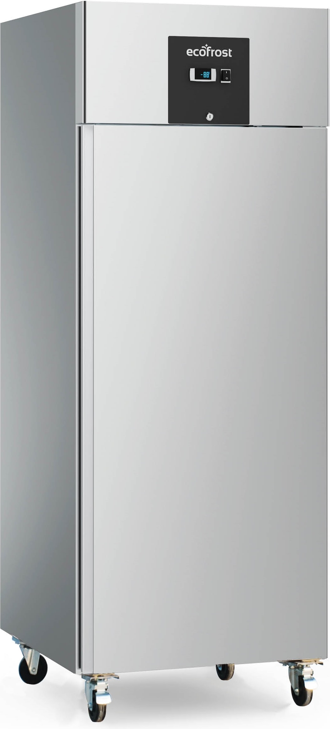 Gastro Edelstahl Kühlschrank 1 Tür 740x830x2010mm 650l 2/1 GN +2/+8°C