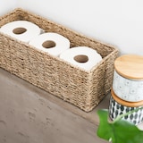 thumbnail of HMF Aufbewahrungskorb Badezimmer, Korb geflochten aus Seegras, 38 x 15 x 14 cm