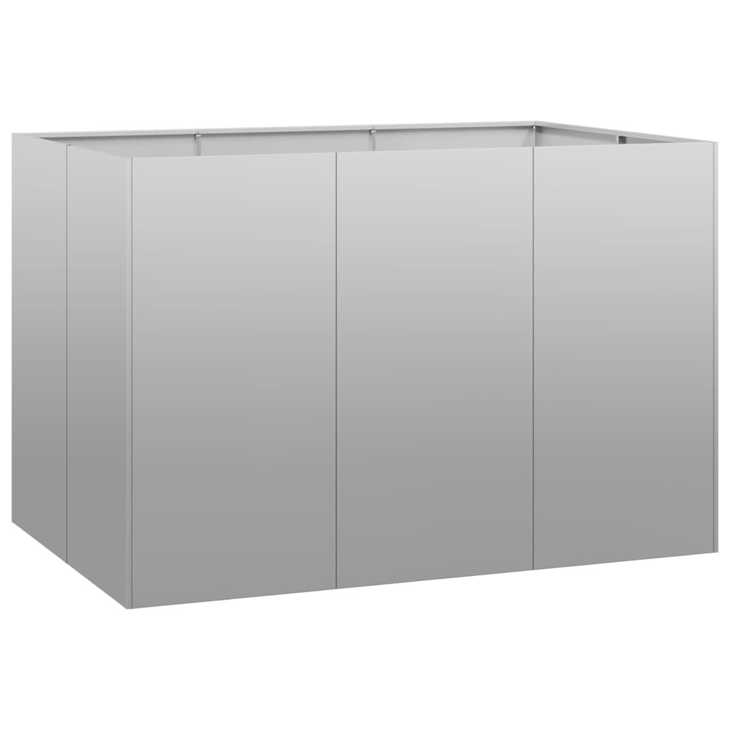vidaXL Pflanzkübel 120x80x80 cm Verzinkter Stahl