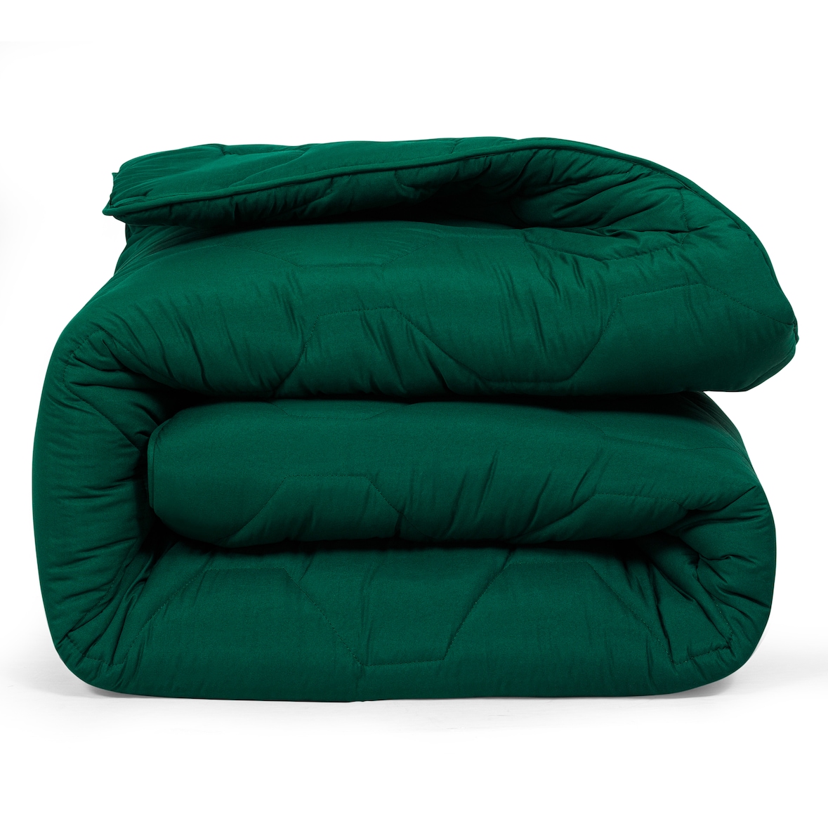 DoubleDry 2 in 1 Dekbed 240x200 - Lits Jumeaux wasbaar dekbed zonder overtrek - donker groen