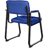 thumbnail of Canadá B cadeira de visitante em pele sintética azul