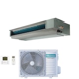 thumbnail of Climatizzatore Hisense Inverter Canalizzato Canalizzabile serie TURBO 12000 Btu ADT35UX4RBL8 + AUW35U4RS8  con Telecomando e Comando Cablato