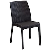 thumbnail of Sedia impilabile da esterno bar ristorante in polyrattan effetto wicker Richmond -  Maroon