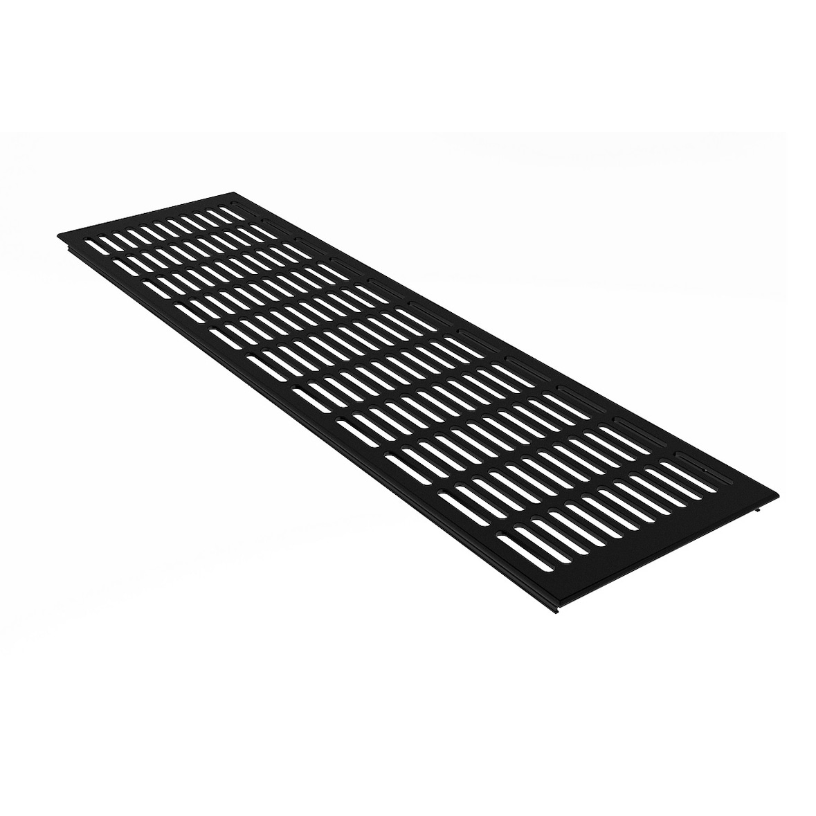 Lüftungsgitter Türlüftungsgitter Alu Stegblech b 150mm x L 1000mm Schwarz