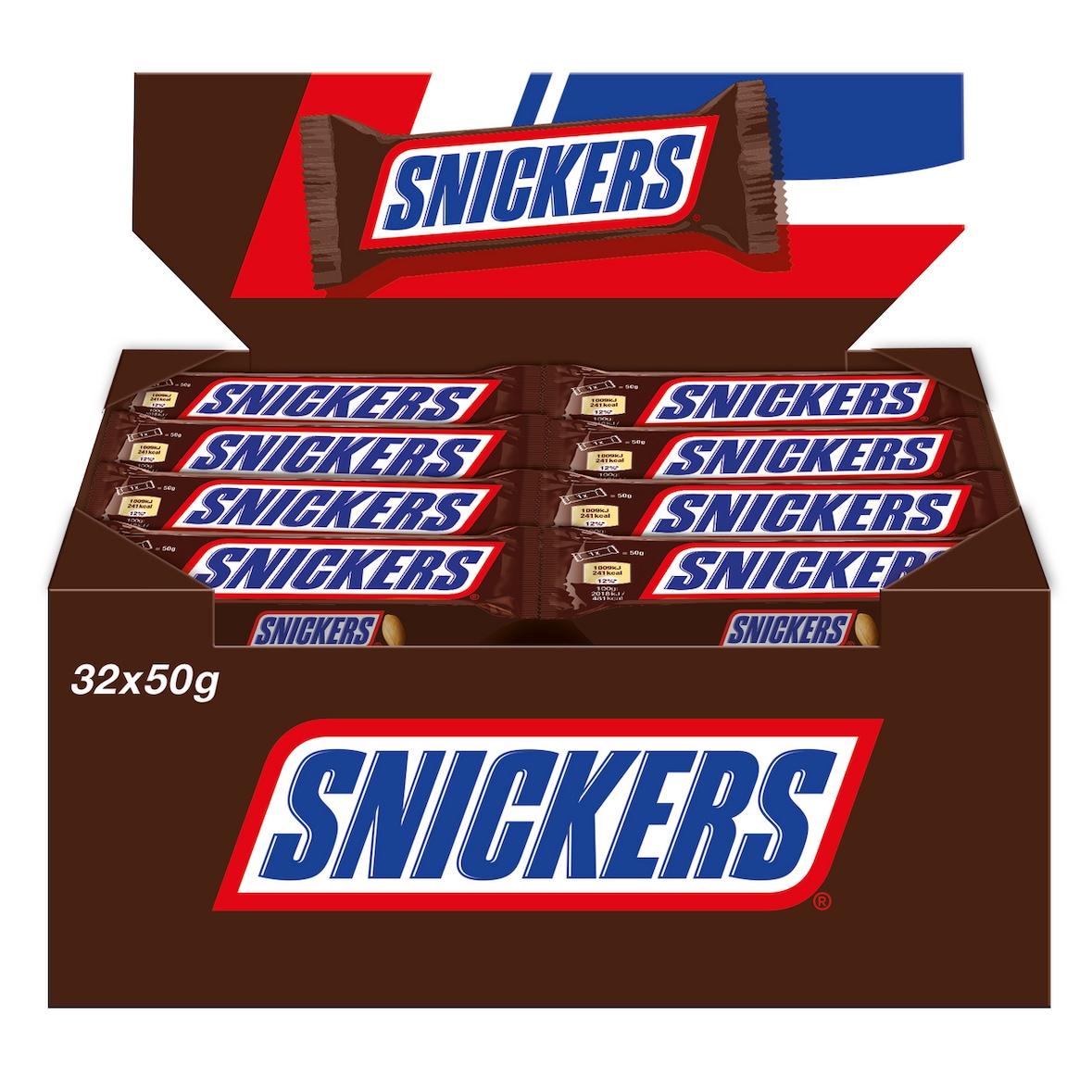 Snickers 32 Riegel x 50 g (1,6 kg)