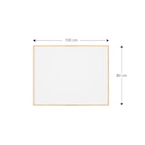 thumbnail of Allboards Weiß Pinnwand mit Holz Rahmen 100x80cm Korktafel Korkwand Pinnwand Kork Oberfläche