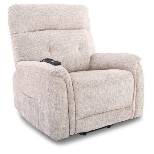 Fernsehsessel Aufstehhilfe, XXL-Relaxsessel, Liegefunktion, 200 kg Belastbarkeit, XXL-Sessel , Schlaffunktion, Mikrofaser, Beige, Raburg Samson