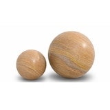 thumbnail of Bola decorativa jardín Rainbow piedra arenisca pulida diámetro 20 cm ocre marrón 12 kg
