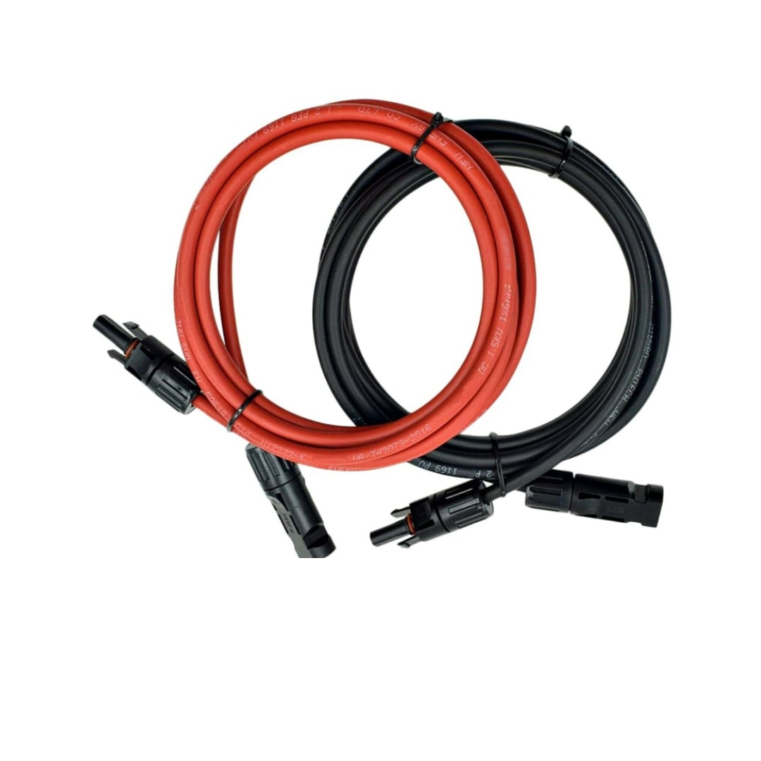 Cansolar Solarkabel Verlängerungskabel Set:rot & schwarz 4mm² 20 Meter