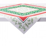 thumbnail of Sovie HOME Tischdecke Melissa in Rot-Grün aus Linclass® Airlaid 80 x 80 cm, 1 Stück - Mitteldecke Weihnachten