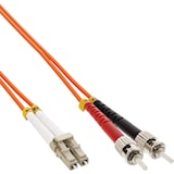 thumbnail of InLine® LWL Duplex Kabel, LC/ST, 50/125µm, OM2, 2m