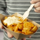 thumbnail of DeinPack Kraftkarton Fingerfood Schiffchen mit Biobeschichtung to Go Snackschale 800 ml 600 Stück