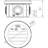 thumbnail of 5 Stk. OBO Bettermann Kabelabzweigkasten T 25 2007029