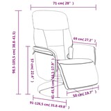 thumbnail of vidaXL Massagesessel mit Fußteil Weinrot Samt