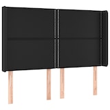 thumbnail of vidaXL Boxspringbett mit Matratze & LED Schwarz 140x190 cm Kunstleder