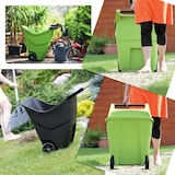 thumbnail of Prosperplast - Carrello da giardino "Load & Go" 85 L in nero 97,9 x 59,5 x 68,9 cm