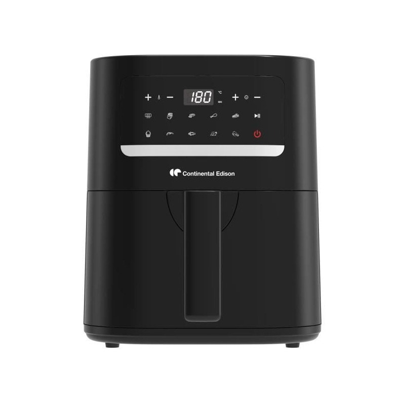 Friteuse A Air Sans Huile Continental Edison - Frsh1400b - 4,5 L - Noir - 1400w
