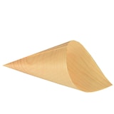 thumbnail of 50 Fingerfood - Spitztüten, Holz "pure" Ø 12,5 cm · 24 cm
