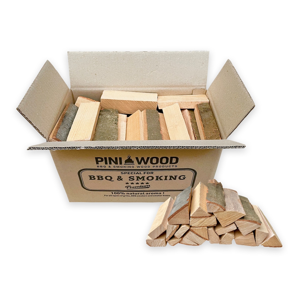 10 Kg Mini Brennholz Buche 15 cm getrocknet für tragbare Pizzaöfen und kleine Grills