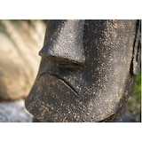 thumbnail of Moái decorativo jardín hormigón negro figura exterior 65 cm 40 kg estatua ornamental patio terraza