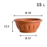 thumbnail of Bol Alba, 30 cm de diámetro, con platillo