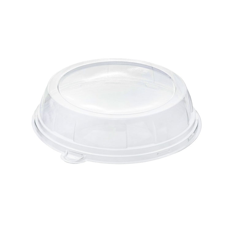 MONOUSO - Coperchio di Plastica Trasparente per Vassoio di 46x7 cm (5 Pezzi)