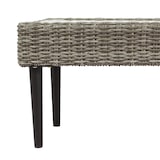 thumbnail of Tarrington House Salotto da esterno Cassone 4 pezzi, acciaio/polyrattan, 1 divano, 2 poltrone, 1 tavolo, grigio