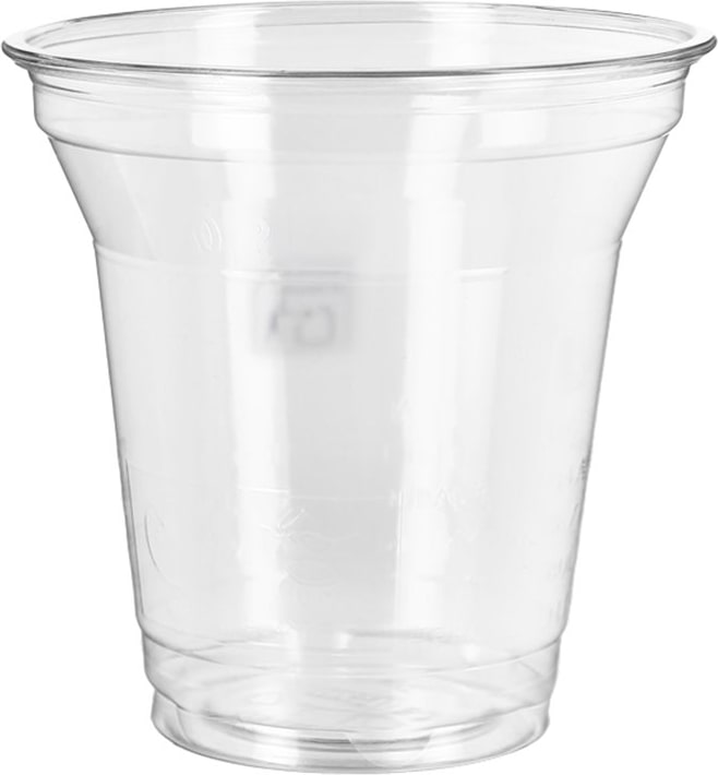 MONOUSO - Plastikbecher PET 360ml Ø9,5cm (50 Stück)